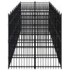 Outdoor Dog Kennel Steel 198.4 ftÂ¬â‰¤